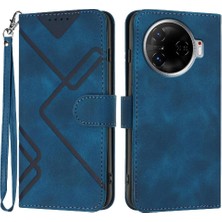 YH Market Tecno Camon 30 Pro Pu Deri Flip Cüzdan Için Kart Yuvası ile Flip Case (Yurt Dışından)