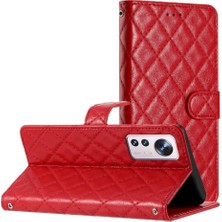 YH Market Xiaomi 12 Pro Pu Deri Cüzdan Kickstand Kart Yuvaları Tutucu Için Flip Case (Yurt Dışından)