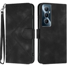 YH Market Kart Yuvası Standı Manyetik Kapak Flip Cüzdan ile Realme C65 Için Flip Case (Yurt Dışından)