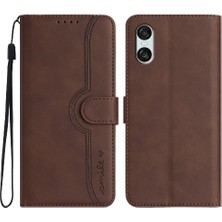 YH Market Sony Xperia 10 Vı Case Premium Pu Dahili Mıknatıs Kapağı ile Uyumlu (Yurt Dışından)