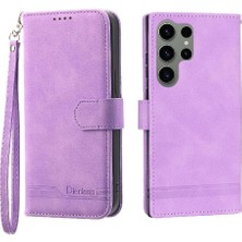 YH Market Samsung Galaxy S23 Ultra Bileklik Manyetik Kapatma Nakit Için Flip Case (Yurt Dışından)