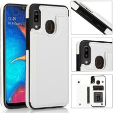 YH Market Cüzdan Kılıf Samsung Galaxy A20/A30/M10S Pu ile Çift Manyetik Toka (Yurt Dışından)