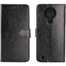 YH Market Nokia 1.4 Kickstand Manyetik Kapatma Pu Deri Kart Tutucu Için Flip Case (Yurt Dışından)