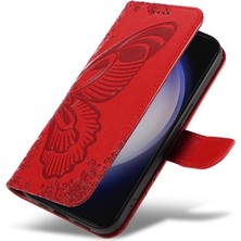 YH Market Samsung Galaxy S23 Fe Yüksek Kaliteli Deri Kredi Kartı ile Flip Case (Yurt Dışından)