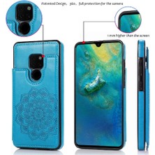 YH Market Cüzdan Kart Tutucu Kılıf ile Huawei Mate 20 Desen Çiçek Pu Deri (Yurt Dışından)