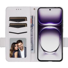 Mays Boutique Oppo Oppo 12 Pro 5g Için Flip Case Yan Toka Pu Deri Kart Yuvaları Tutucu (Yurt Dışından)