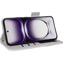 Mays Boutique Oppo Oppo 12 Pro 5g Için Flip Case Yan Toka Pu Deri Kart Yuvaları Tutucu (Yurt Dışından)