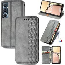 YH Market Realme C65 Için Flip Case Moda Tasarım Deri Kılıf Kapak Kapak Cüzdan (Yurt Dışından)