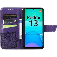 YH Market Xiaomi Redmi Için Flip Case 13 4g Kapak Çevirin Zarif Desen Darbeye (Yurt Dışından)