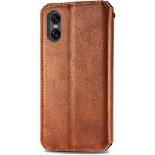 YH Market Sony Xperia 10 Vi Için Flip Case Moda Tasarımı Zarif Iş Çevirme (Yurt Dışından)