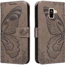 YH Market Samsung Galaxy A6 Ayrılabilir El Kayışı Yüksek Kaliteli Deri Için Flip Case (Yurt Dışından)