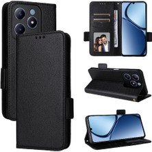 YH Market Realme C63 4g Için Flip Case Pu Deri Cüzdan Manyetik Yan Toka Kartı (Yurt Dışından)