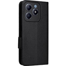 YH Market Realme C63 4g Için Flip Case Pu Deri Cüzdan Manyetik Yan Toka Kartı (Yurt Dışından)