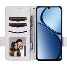 YH Market Realme C63 4g Için Flip Case Pu Deri Cüzdan Manyetik Yan Toka Kartı (Yurt Dışından)