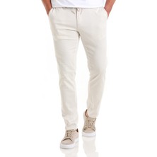 Taş Regular Fit Düz Yandan Cep Pamuklu Jogger Kanvas Pantolon