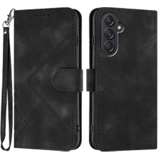 Mays Boutique Kart Yuvası Standı ile Samsung Galaxy M55 Için Flip Case Pu Deri Manyetik (Yurt Dışından)