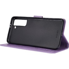 Mays Boutique Samsung Galaxy S21 Artı 5g Için Filp Durumda Kickstand Bilek Kayışı Kart Tutucu (Yurt Dışından)