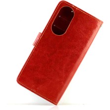 Mays Boutique Onur Için Flip Case 50 Pro Kickstand Darbeye Kart Tutucu Pu Deri (Yurt Dışından)