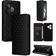 Mays Boutique Realme Gt 6 Cüzdan Pu Deri Manyetik Kapatma 3D Desen Için Flip Case (Yurt Dışından)