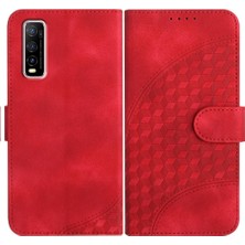 Mays Boutique Vıvo Yvivo Manyetik Kart Tutucu Için Flip Case Geometrik Desen Darbeye (Yurt Dışından)