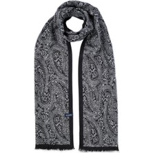 Hatemoğlu Siyah Desenli Atkı