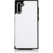 Mays Boutique Samsung Galaxy NOTE10 Kickstand Pu Deri Kart Yuvaları ile Cüzdan Kılıf (Yurt Dışından)