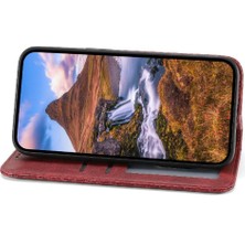 Mays Boutique Oppo A17 4g El Kayışı Günlük Kullanım Eşkenar Dörtgen Şekli Cüzdan Standı Için Flip Case (Yurt Dışından)