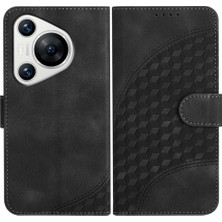 Mays Boutique Huawei Pura 70 Pro Için Flip Case Pu Deri Kapak Çevirin Darbeye Deri (Yurt Dışından)