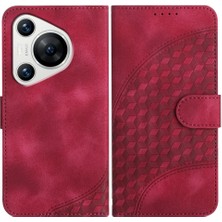 Mays Boutique Huawei Pura 70 Pro Için Flip Case Pu Deri Kapak Çevirin Darbeye Deri (Yurt Dışından)