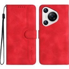 Mays Boutique Huawei Pura 70 Pro Kılıf Cüzdan Premium Pu Dahili Mıknatıs ile Uyumlu (Yurt Dışından)