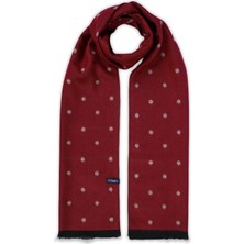 Bordo  Desenli Atkı