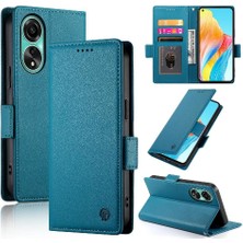 Mays Boutique Oppo A78 4g Günlük Kullanım Için Flip Case Kartvizit Yuvaları Cüzdan Flip (Yurt Dışından)