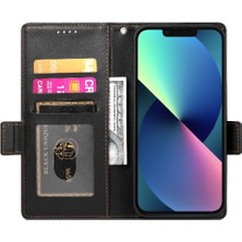 Mays Boutique IPhone 13 Için Flip Case Mini Kartvizit Yuvaları Cüzdan Günlük Kullanım Flip (Yurt Dışından)