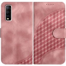 Mays Boutique Vıvo Yvivo Manyetik Kart Tutucu Için Flip Case Geometrik Desen Darbeye (Yurt Dışından)