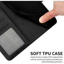 Mays Boutique Oneplus 10T Için Flip Case 5g Kickstand Saf Renk Toka Pu Deri ile (Yurt Dışından)