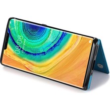 Mays Boutique Cüzdan Kart Tutucu Kılıf ile Huawei Mate 30 Desen Çiçek Çift Flip (Yurt Dışından)