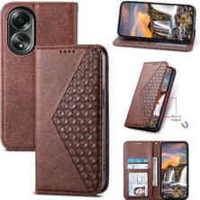 Mays Boutique Oppo Flip 4g El Kayışı Standı Cüzdan Günlük Kullanım Eşkenar Dörtgen Şekli Için Flip Case (Yurt Dışından)