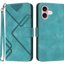 Mays Boutique Kart Yuvası Standı ile IPhone 16 Manyetik Kapak Pu Deri Için Flip Case (Yurt Dışından)