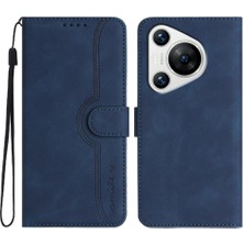 Mays Boutique Huawei Pura 70 Pro Kılıf Cüzdan Premium Pu Dahili Mıknatıs ile Uyumlu (Yurt Dışından)