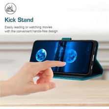 Mays Boutique Toka Saf Renk Kickstand Pu Deri ile IPhone 11 Için Flip Case (Yurt Dışından)