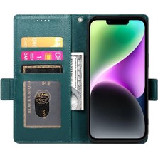 Mays Boutique IPhone 14 Cüzdan Günlük Kullanım Için Flip Case Kartvizit Yuvaları (Yurt Dışından)