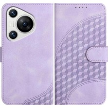 Mays Boutique Huawei Pura 70 Pro Için Flip Case Pu Deri Kapak Çevirin Darbeye Deri (Yurt Dışından)