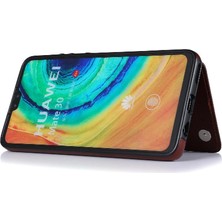 Mays Boutique Huawei Mate 30 Için Cüzdan Durumda Çift Manyetik Toka Pu Deri Kickstand (Yurt Dışından)