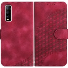 Mays Boutique Vıvo Yvivo Manyetik Kart Tutucu Için Flip Case Geometrik Desen Darbeye (Yurt Dışından)