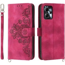 Mays Boutique Motorola Moto G24 Kabartmalı Bileklik Darbeye Çoklu Için Flip Case (Yurt Dışından)