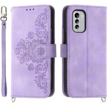 Mays Boutique Nokia G60 Kabartmalı Çoklu Kredi Kartı Yuvaları Için Flip Case Darbeye (Yurt Dışından)