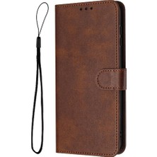 Mays Boutique Kart Yuvası ile IPhone 12/12 Pro Saf Renk Pu Deri Için Flip Case (Yurt Dışından)