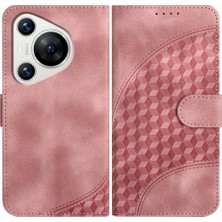 Mays Boutique Huawei Pura 70 Pro Için Flip Case Pu Deri Kapak Çevirin Darbeye Deri (Yurt Dışından)