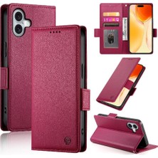 Mays Boutique IPhone 16 Için Flip Case Artı Günlük Kullanım Flip Kartvizit Yuvaları Cüzdan (Yurt Dışından)