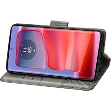 Mays Boutique Motorola Kenar 50 Ultra Kanat Çok Renkli Cüzdan Iş Için Flip Case (Yurt Dışından)